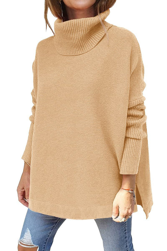 Macey - Warmer Damenpullover mit Rollkragen aus Wolle