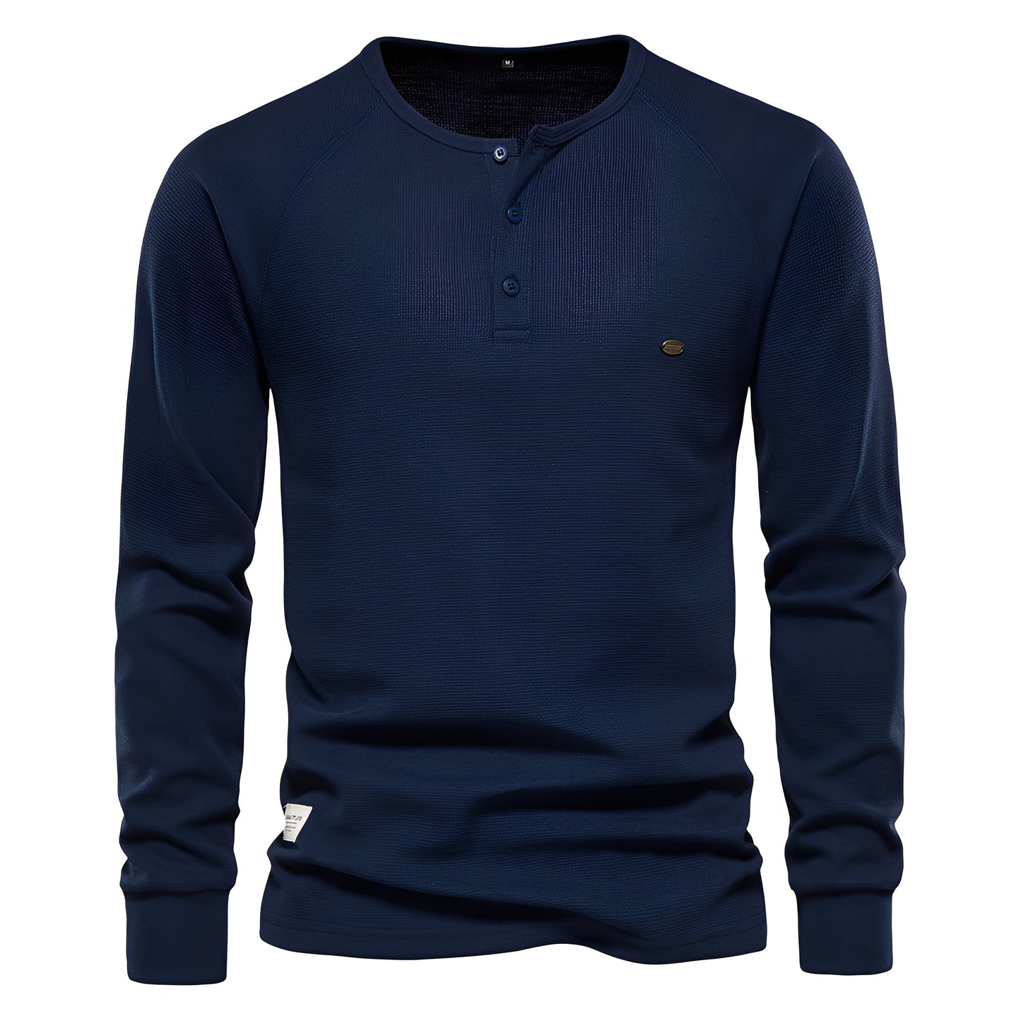 Joachim - Herren-Langarmhemd aus Waffelstoff