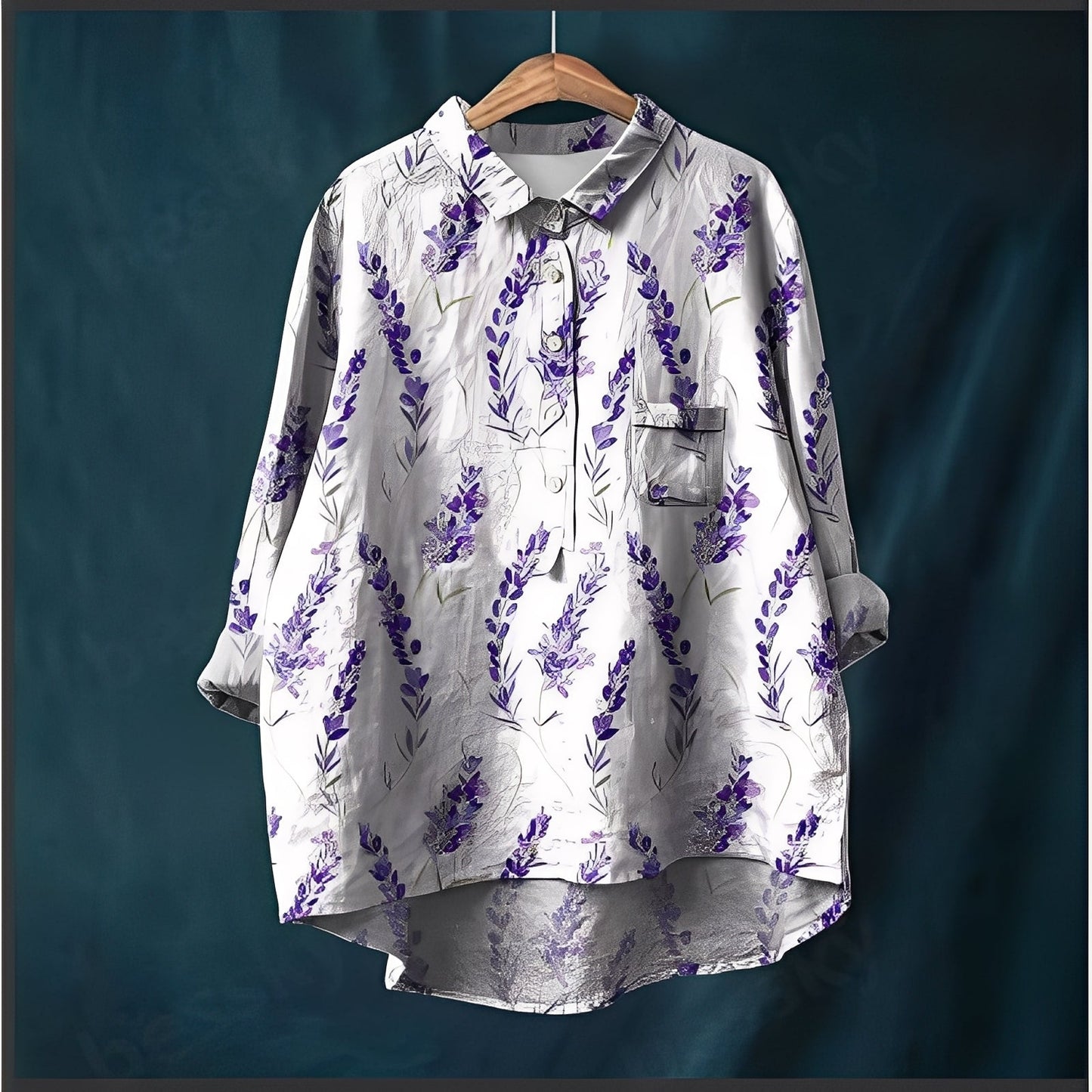 Garance - Klassische Damenbluse mit langen Ärmeln