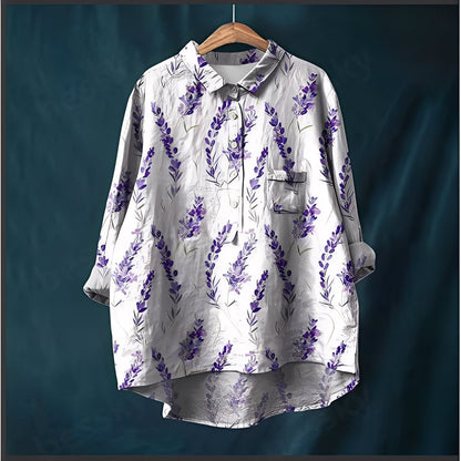 Garance - Klassische Damenbluse mit langen Ärmeln