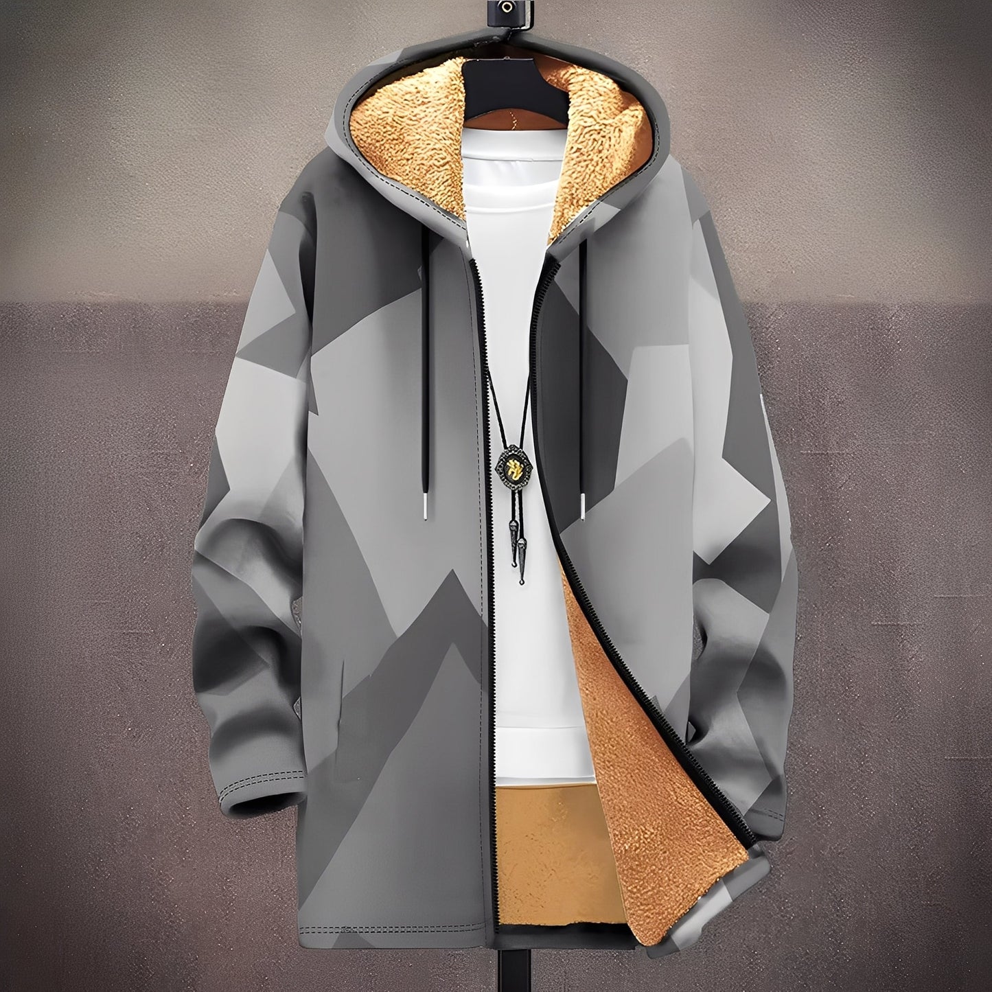 Wiley - Elegant, versatile men's coat with design