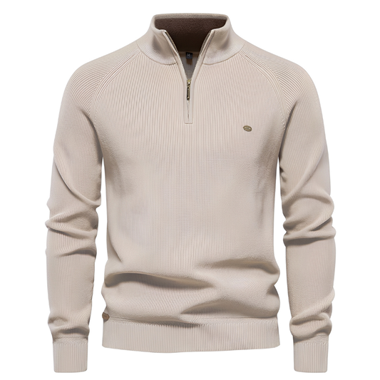 Brant - Stylový pánský svetr se čtvrtinovým zipem