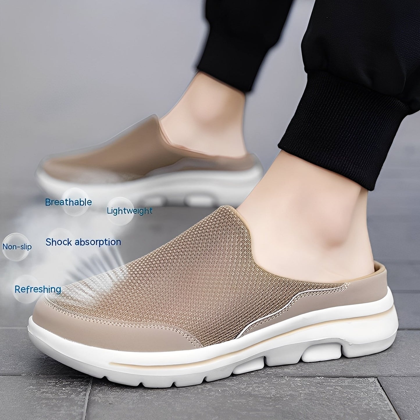 Harrison - Komfortní obuv na nošení s polstrovanou podrážkou