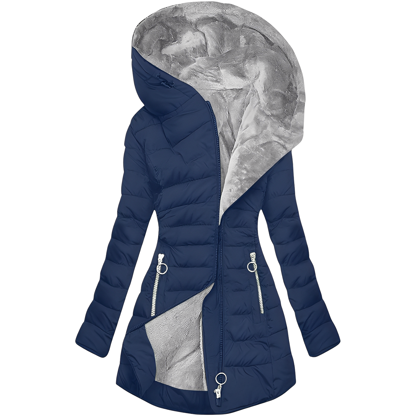 Helena - Kuschelige Damenjacke mit Kapuze