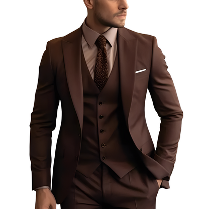Austin - Traje de 3 piezas a la moda para hombre