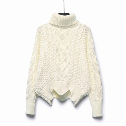 Catrina - Comfortable, warm turtleneck sweater for women
