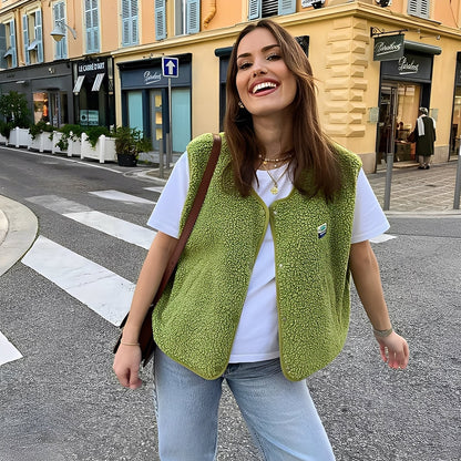 Vanessa - Wygodna kamizelka polarowa dla kobiet