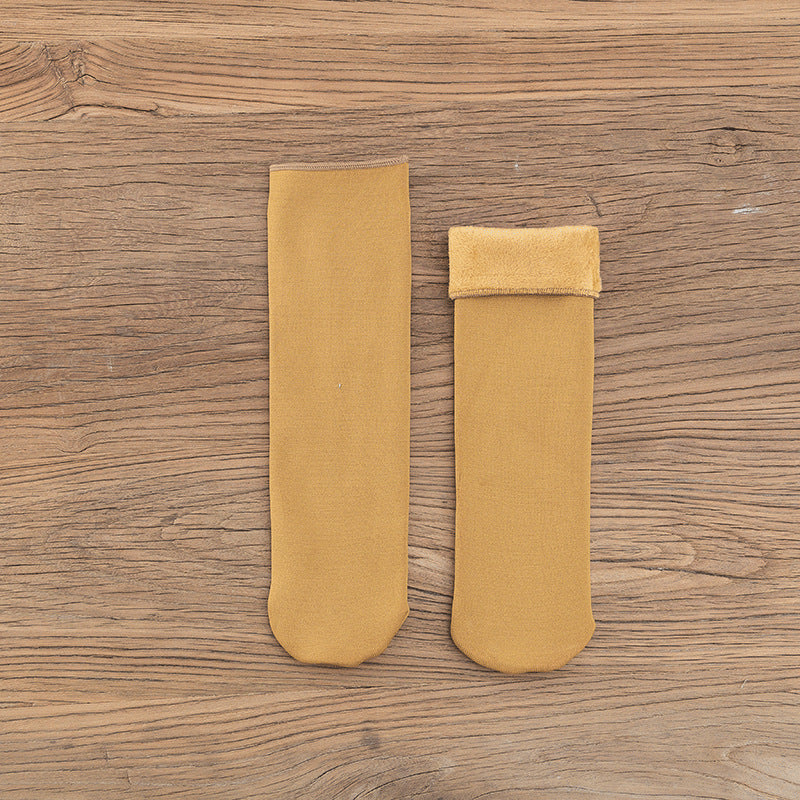 Gloria - Kuschelige Samt-Schneesocken für Damen