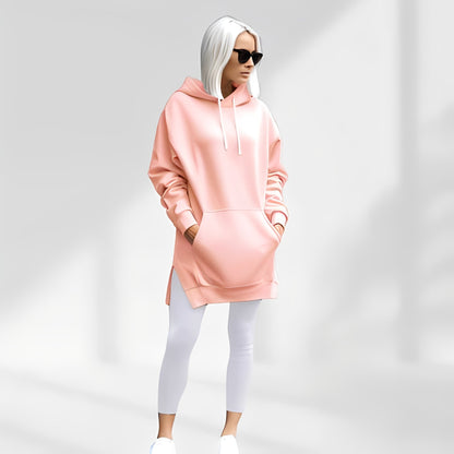 Amarante - Velká mikina s kapucí pro dámy