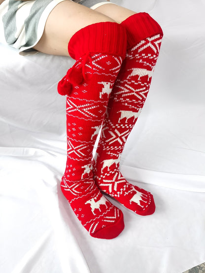 Corinne - Elegante Wollsocken für Damen zu Weihnachten