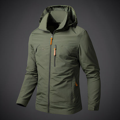 Finnegan - Veste de plein air confortable pour homme avec capuche