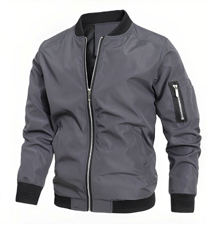 Garret - Elegante, schmal geschnittene Herren-Bomberjacke