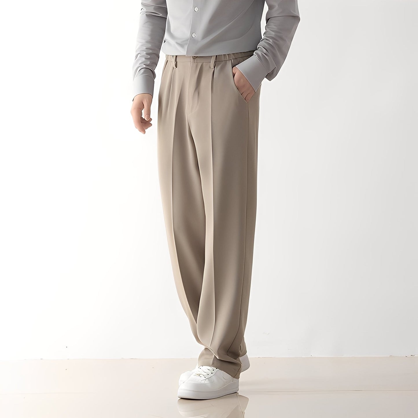 Dewey - Lässige Drapehose für Männer