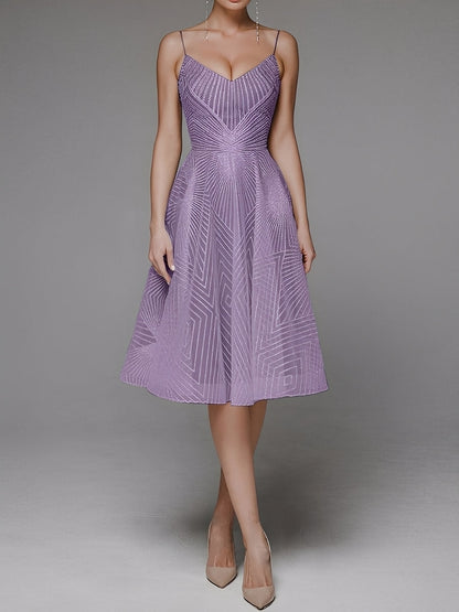 Anabelle - Elegancka damska sukienka bez rękawów na ramiączkach