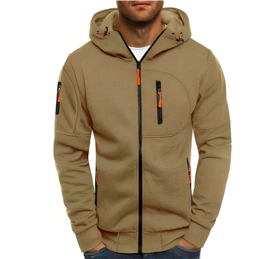 Miller - Bequeme Männer-Kapuzenjacke mit Zipper