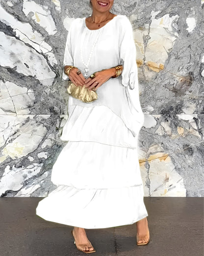 Lillian - Damen-Chiffonkleid, elegant und locker geschnitten