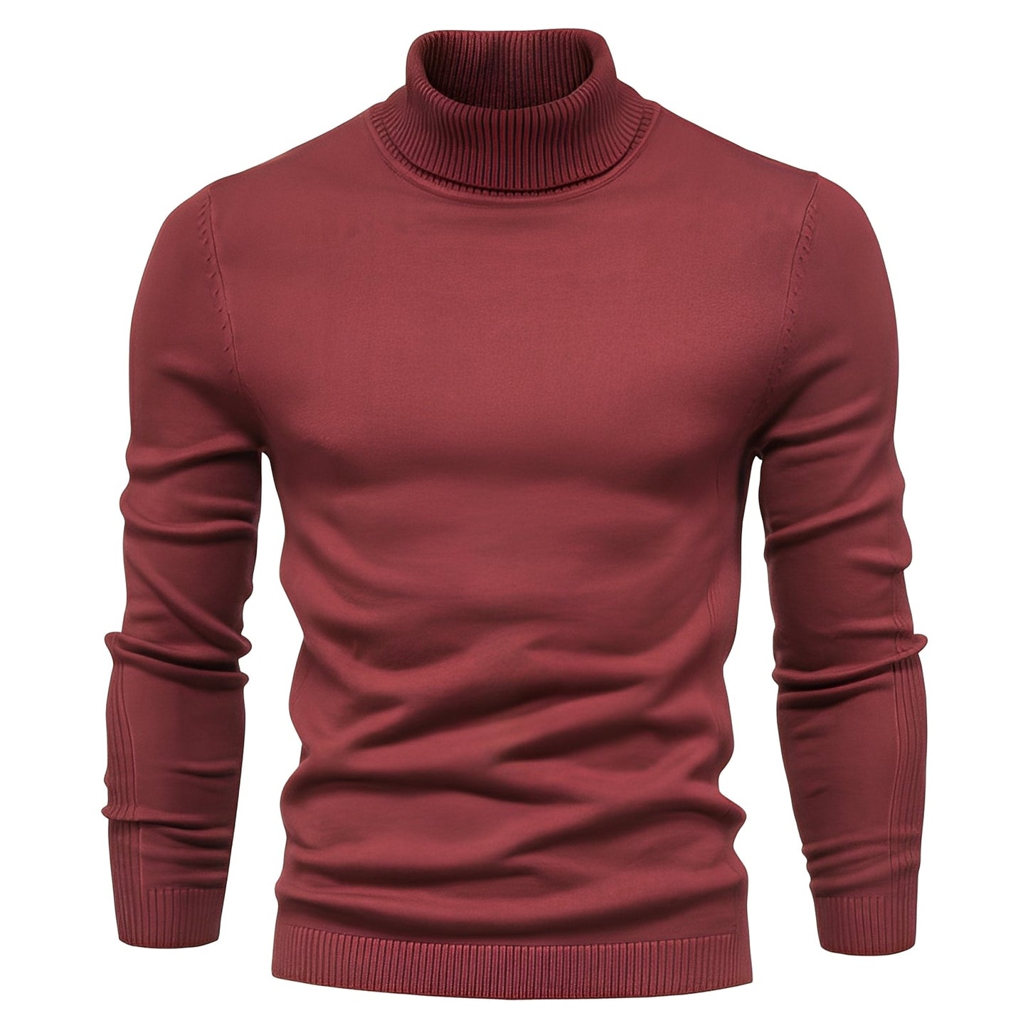 Evans - Lightweight, slim-fit men's turtleneck sweater