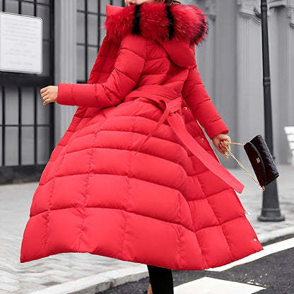 Geraldine - Miękko ocieplany damski płaszcz zimowy