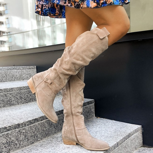Terina - Leichte kniehohe Damenstiefel