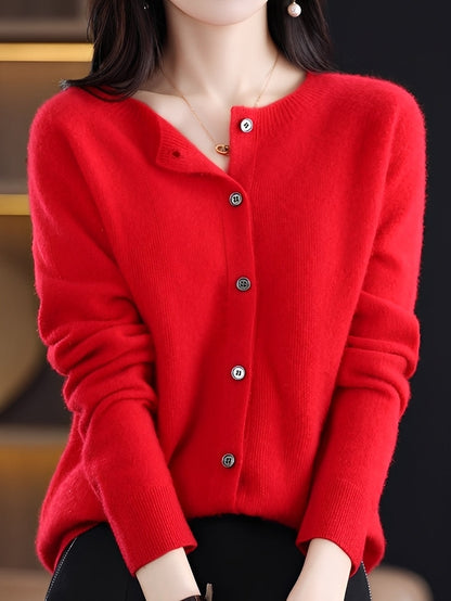 Arabella - Comfortable, loose-fitting women's sweater made of wool