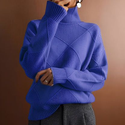 Morgan - Stylowy damski sweter z kaszmiru z golfem