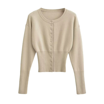 Reverie - Schickes, kurzes Damen-Stricktop
