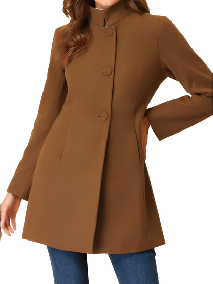 Kaitlyn - Stylowa, dopasowana damska kurtka z guzikami