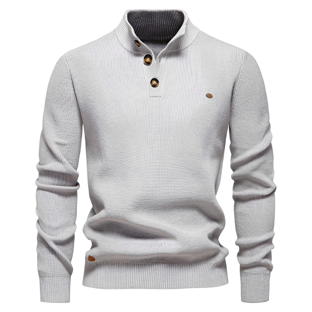 Brant - Stylový pánský svetr se čtvrtinovým zipem