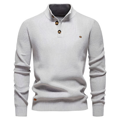 Brant - Stylový pánský svetr se čtvrtinovým zipem