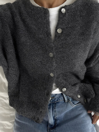 Rowena - klasyczny wełniany płaszcz z guzikami dla kobiet