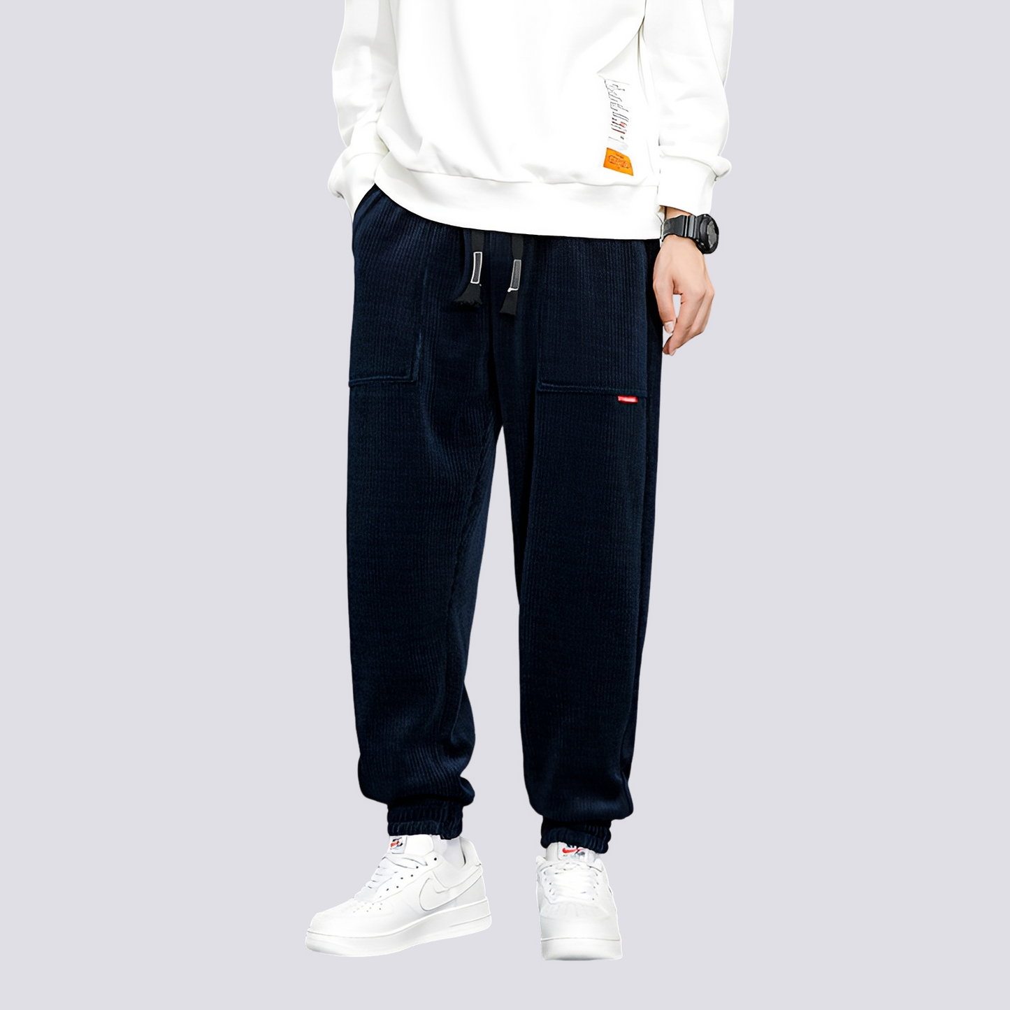 Benji - Legere Cord-Jogginghose für Herren