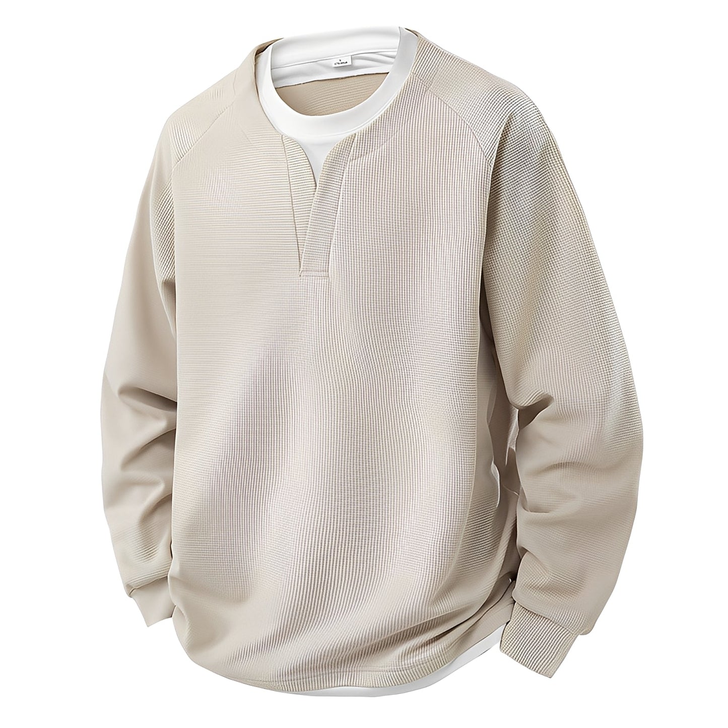 Dayton - Elegant, modern men's waffle sweater