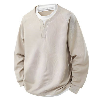 Dayton - Elegant, modern men's waffle sweater
