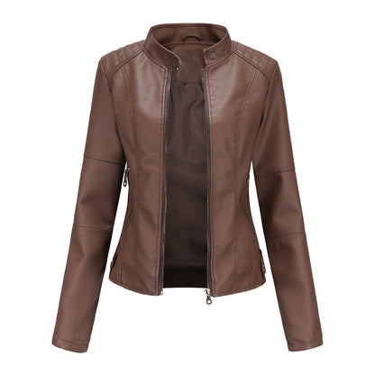 Martha - Schicke, figurbetonte Damenlederjacke