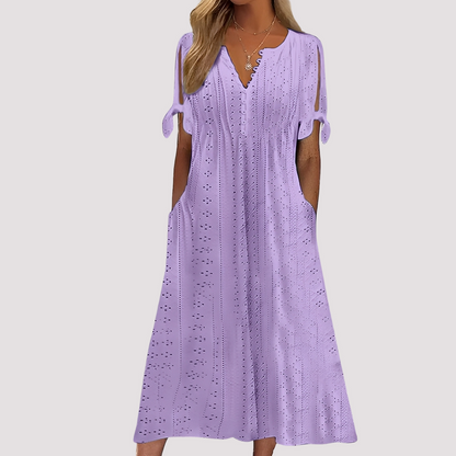 Maisy - Elegantes Damenkleid mit Ausschnitten