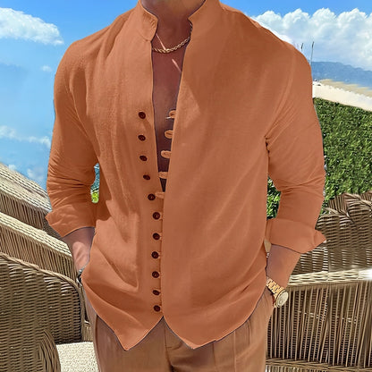 Dexter - Komfortables, leger geschnittenes Langarmshirt für Herren