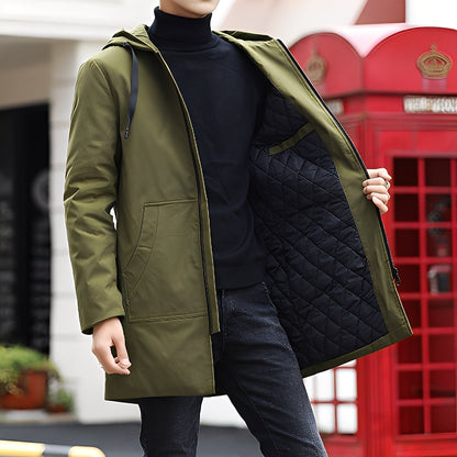 Derren - Komfortowa, lekka kurtka męska z kapturem