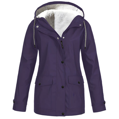 Abbigail - Versatile, waterproof women's jacket with fleece lining