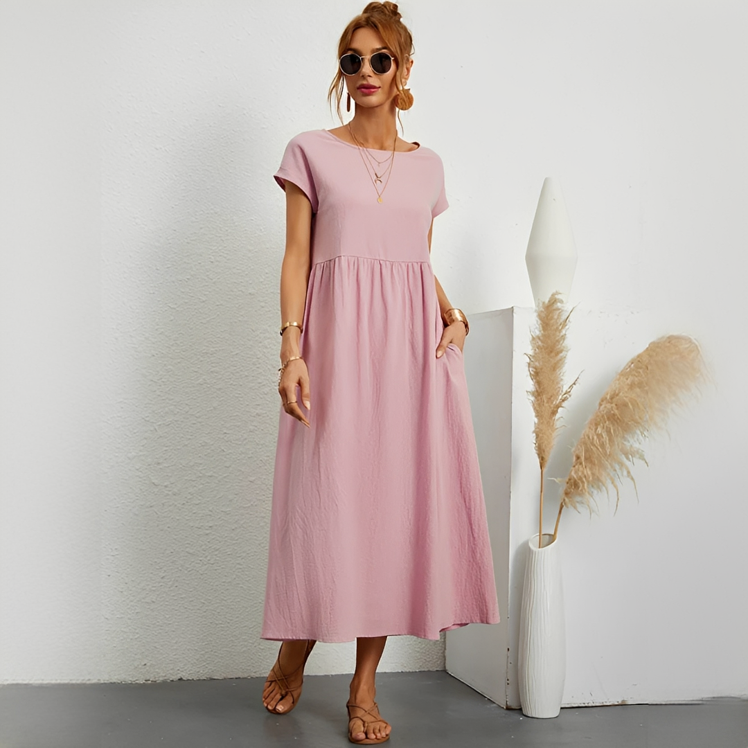 Clarise - Bequemes Damen-Sommerkleid