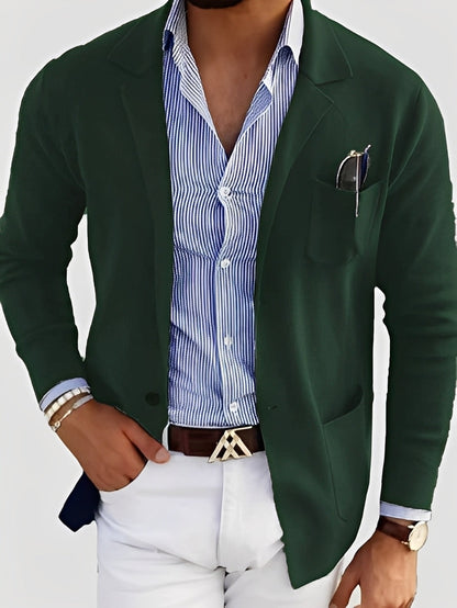 Darrin - Gilet tricoté confortable pour homme avec poches