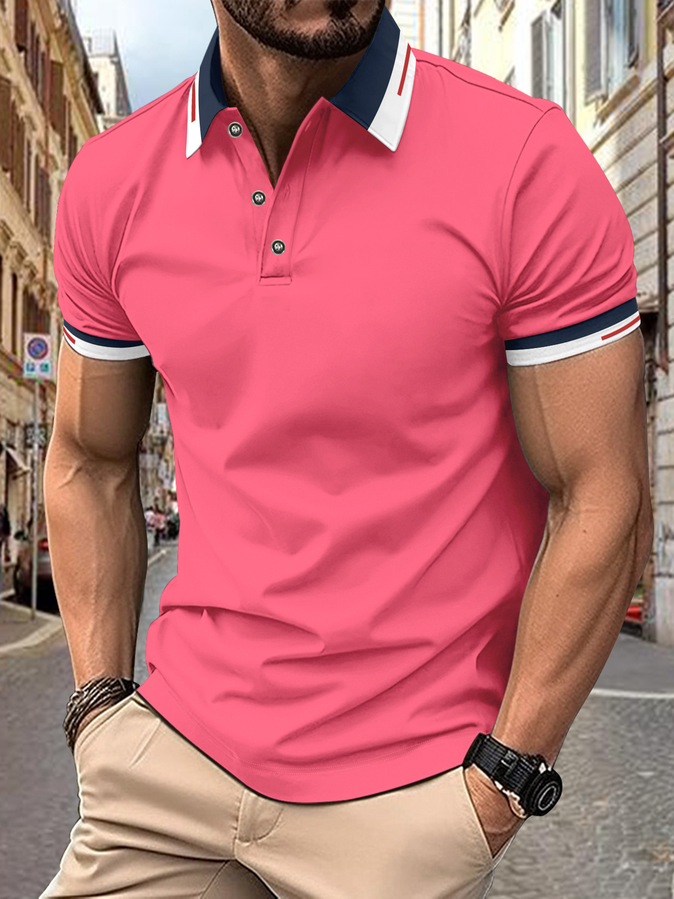 Cedric - Schickes Freizeit-Poloshirt für Männer