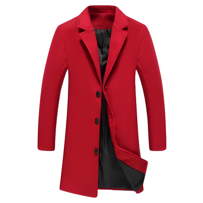 Peyton - Eleganter Herrenherrenmantel aus Wolle