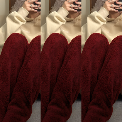 Camellia - Warm, over-the-knee winter socks for women