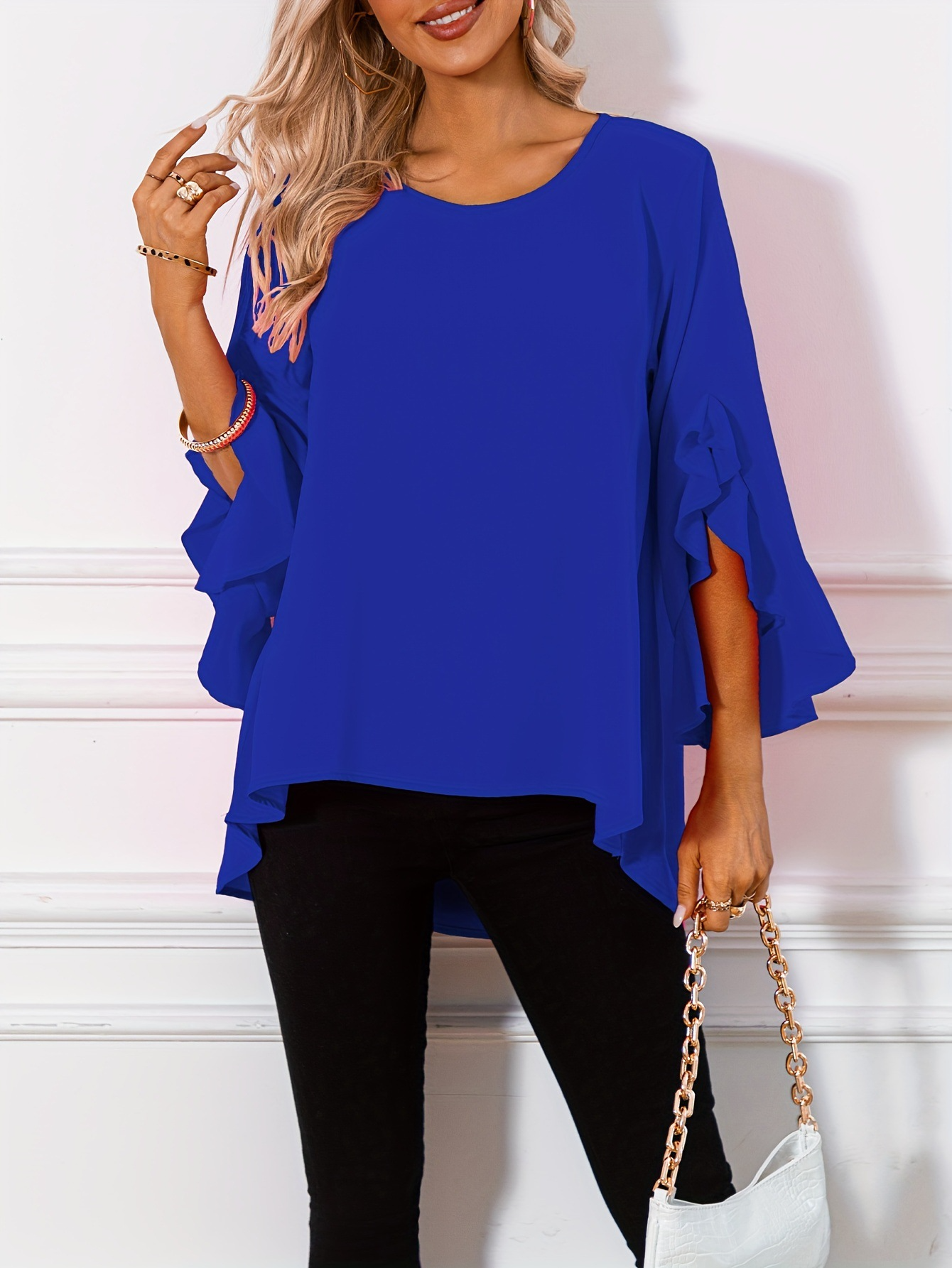 Jessica - Legere Bluse mit Rüschen