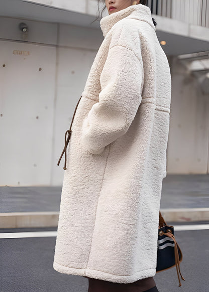 Noelene - Bequemer, lockerer Damen-Wollmantel