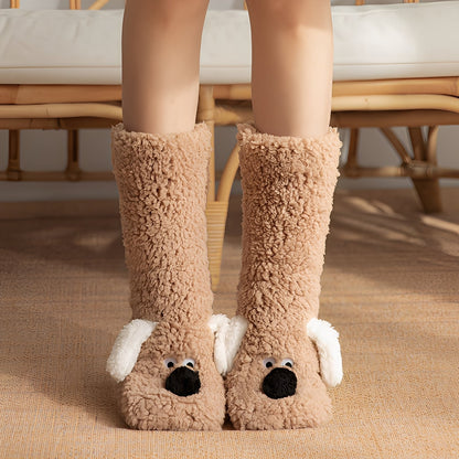 Krystelle - Elegant, cute, warm house socks for women