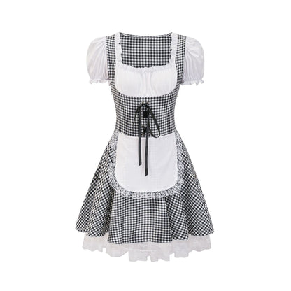 Miriam - Klassisches Damen-Oktoberfestkleid mit Karomuster