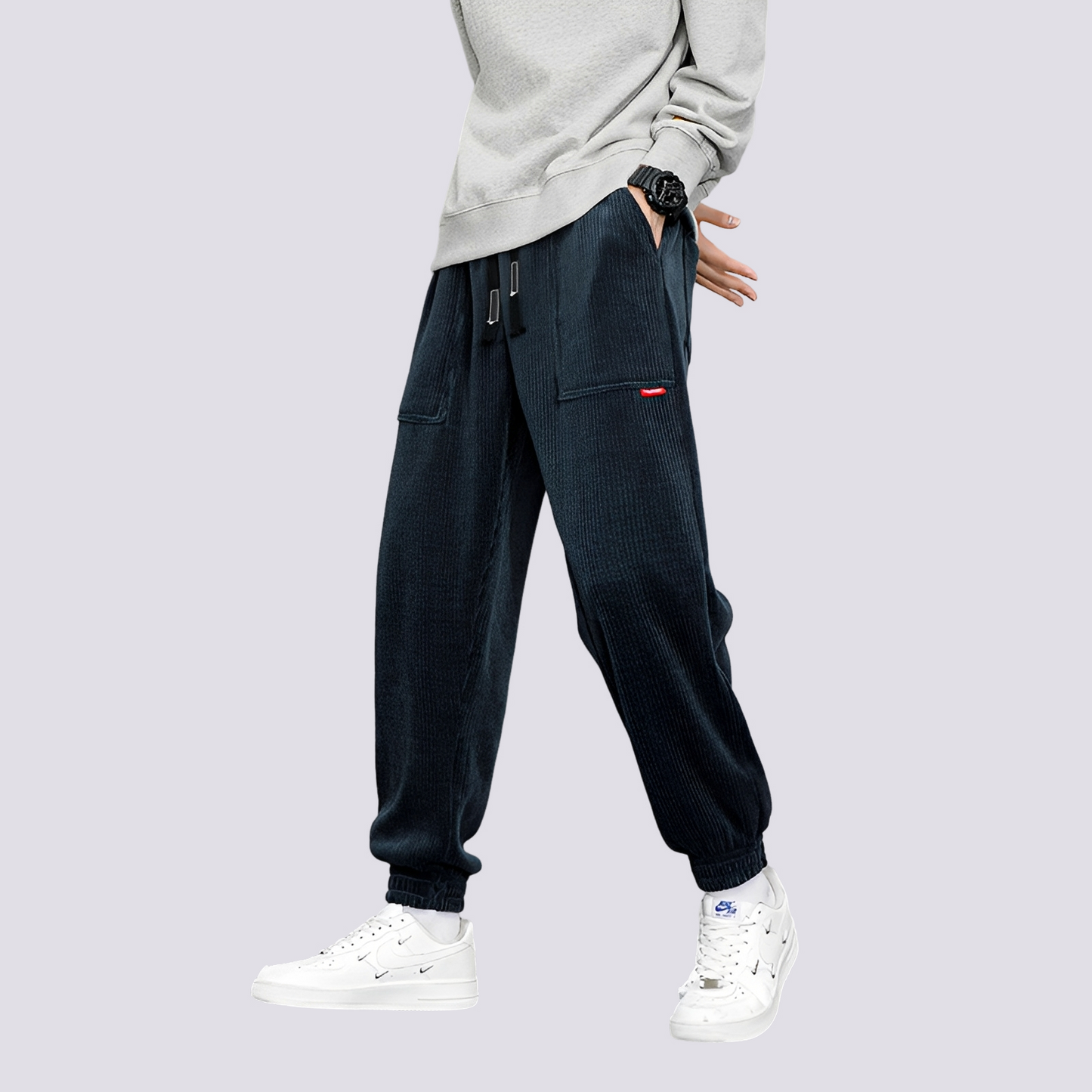 Benji - Legere Cord-Jogginghose für Herren