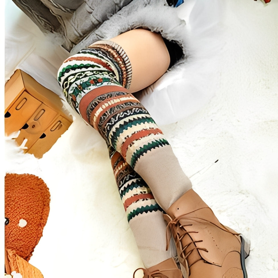 Suzanna - Modische, warme, dicke Baumwollsocken für Frauen