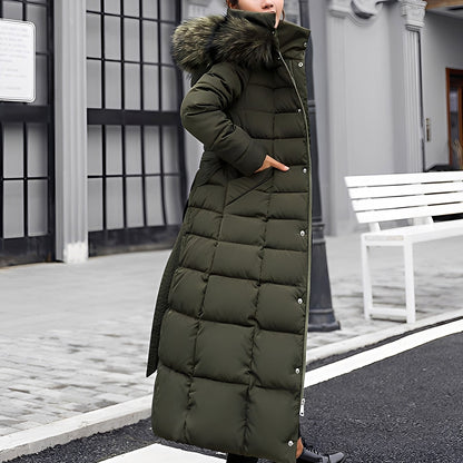 Geraldine - Miękko ocieplany damski płaszcz zimowy